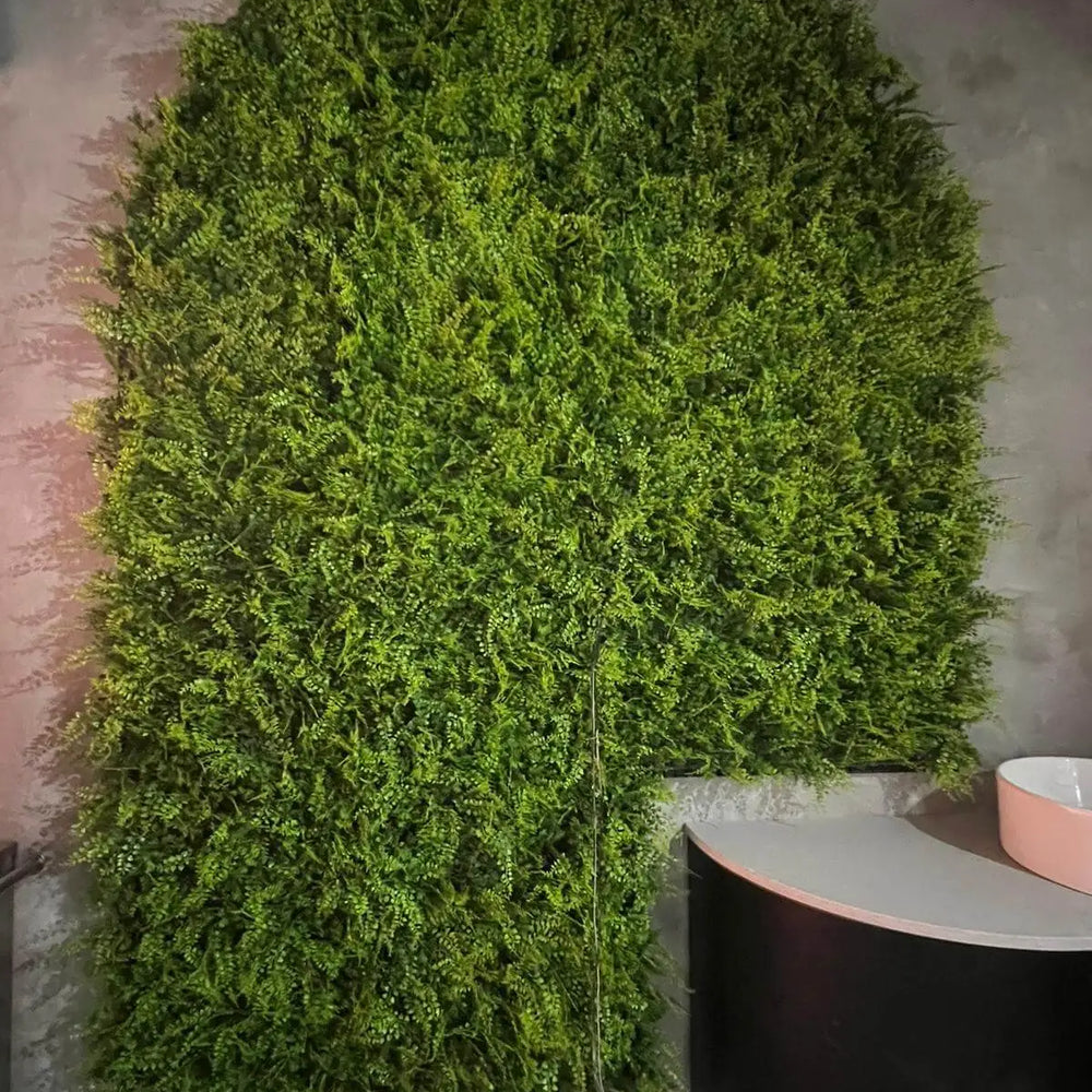 Jazzing up a Burger Joint with Artificial Greenery